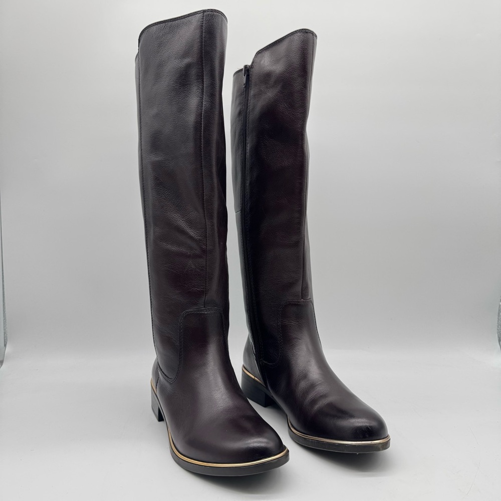 ALDO Women’s CHERRIE Tall Leather Boots Brown Size 8.5 (EU 39) New with Box